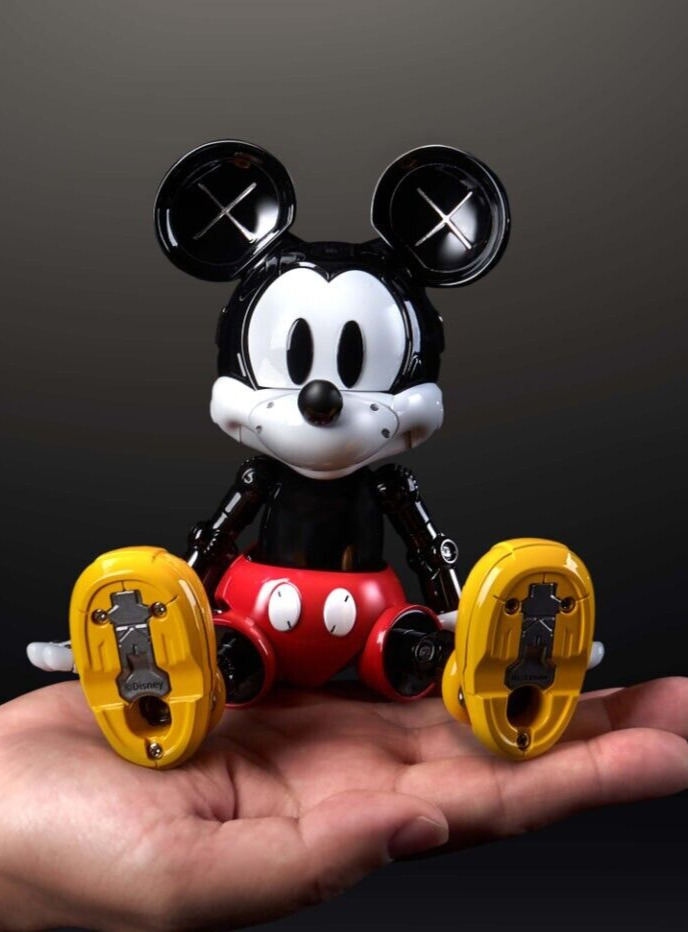 BLITZWAY CARBOTIX Mickey Mouse Disney Movable Figure Painted Robot H18cm New