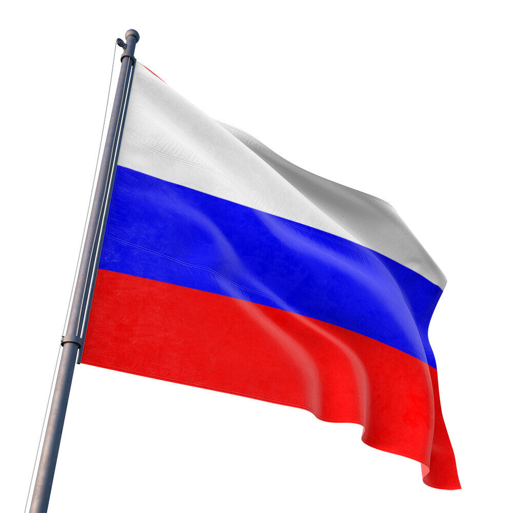 Russia 3x5' FT Super-Poly Indoor Outdoor Russian Federation FLAG Country Banner