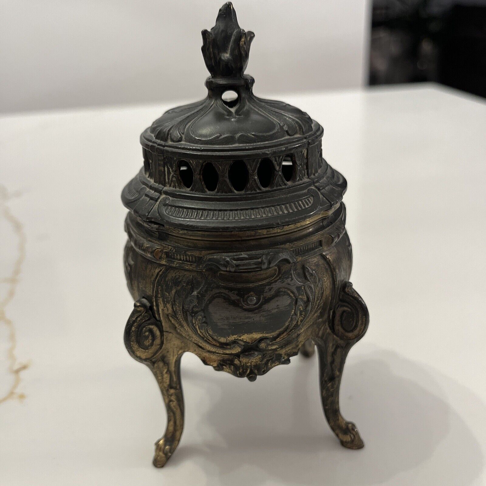 French Censer Incense Burner Vintage Decorative Arts Piece