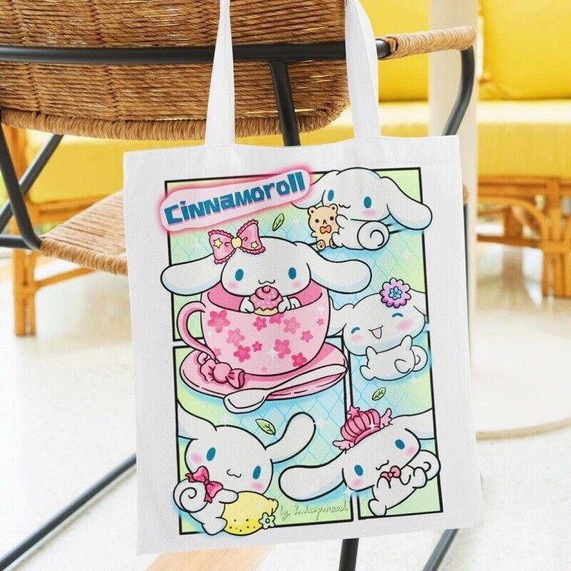 Sanrio Cinnamoroll Canvas Handbag/Tote Bag/Shoulder Bag New