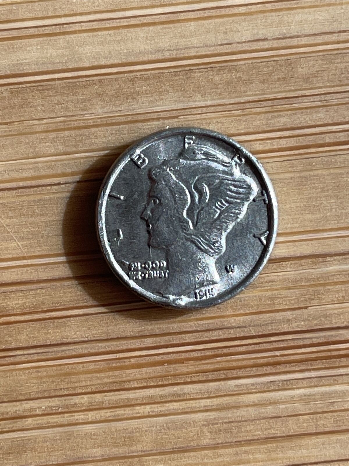 miniature liberty dime 1914 novelty coin