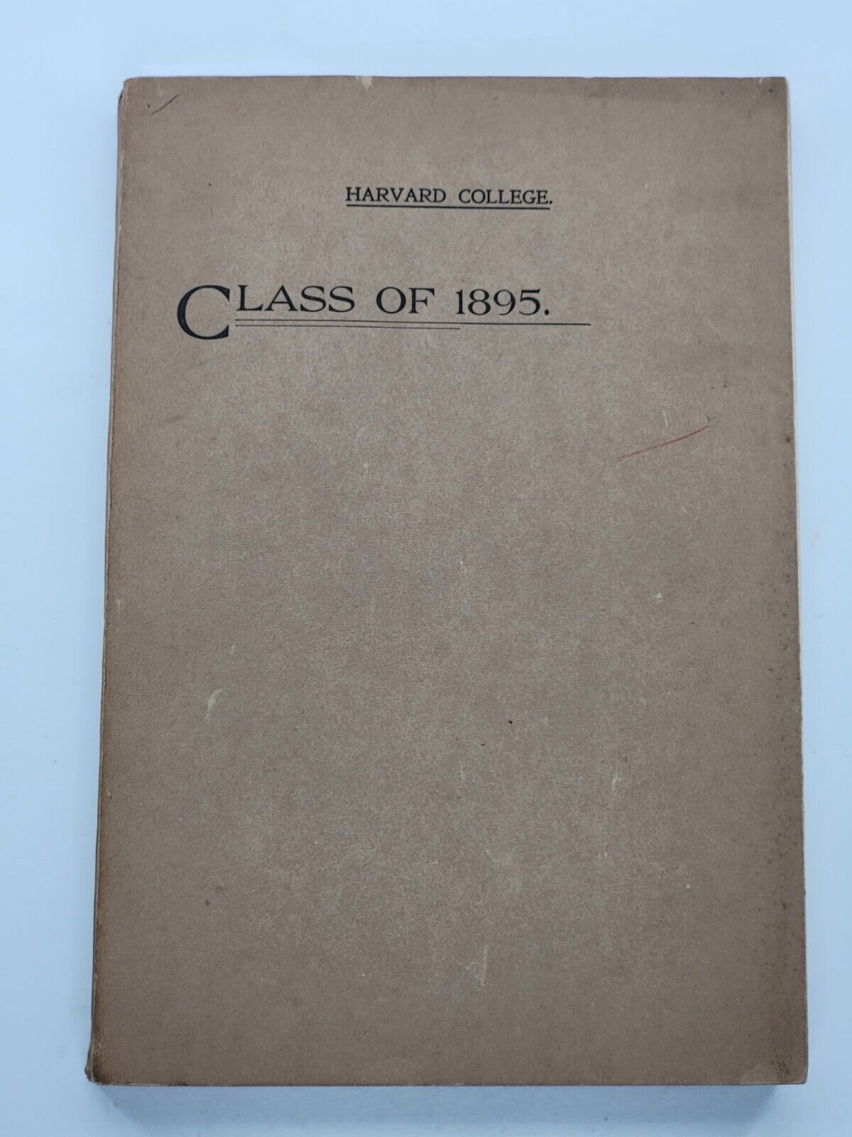 RARE ANTIQUE 1898 Harvard College Class of 1895 Secretary\'s Report No 1