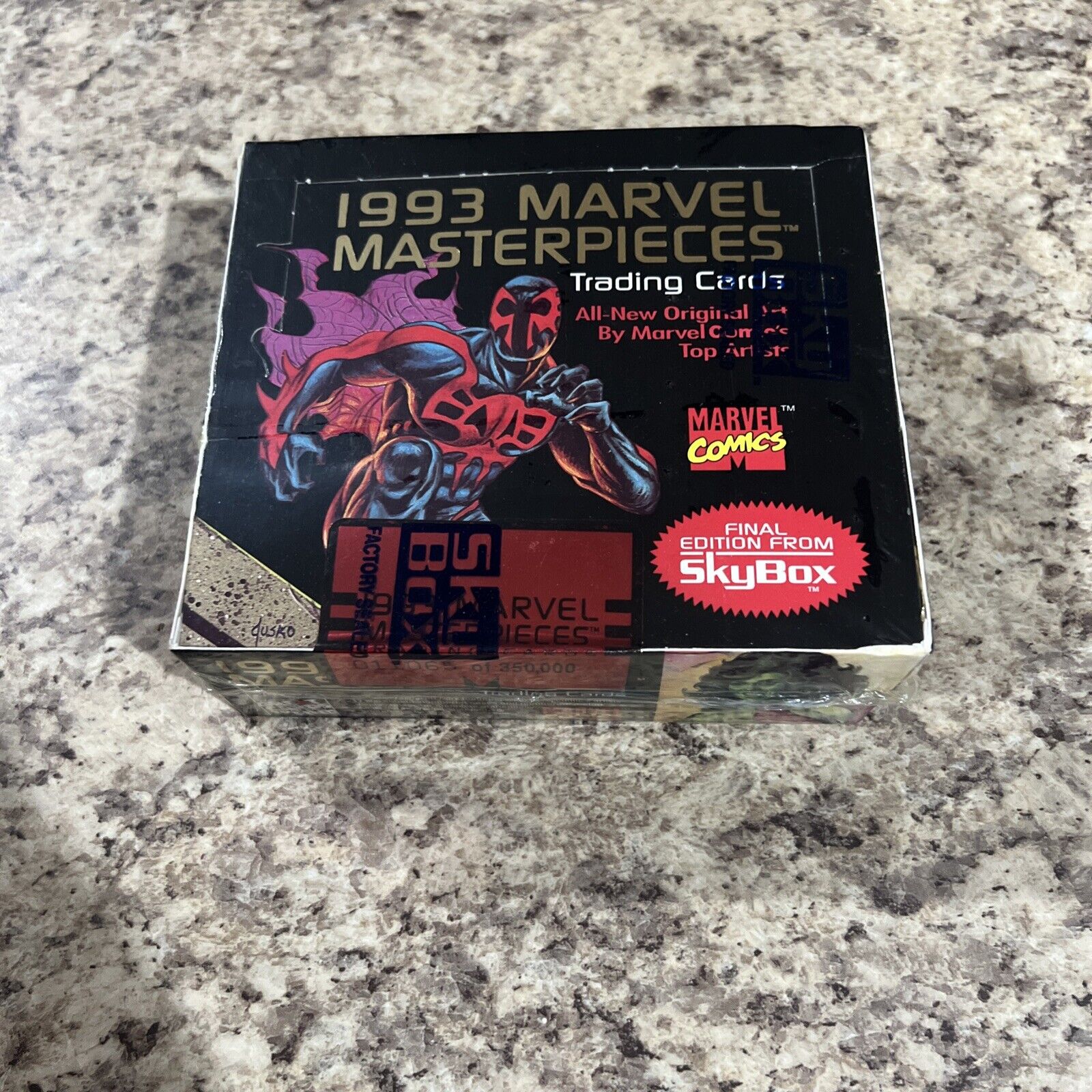 1993 SkyBox Marvel Masterpieces Trading Cards Factory Sealed Box 