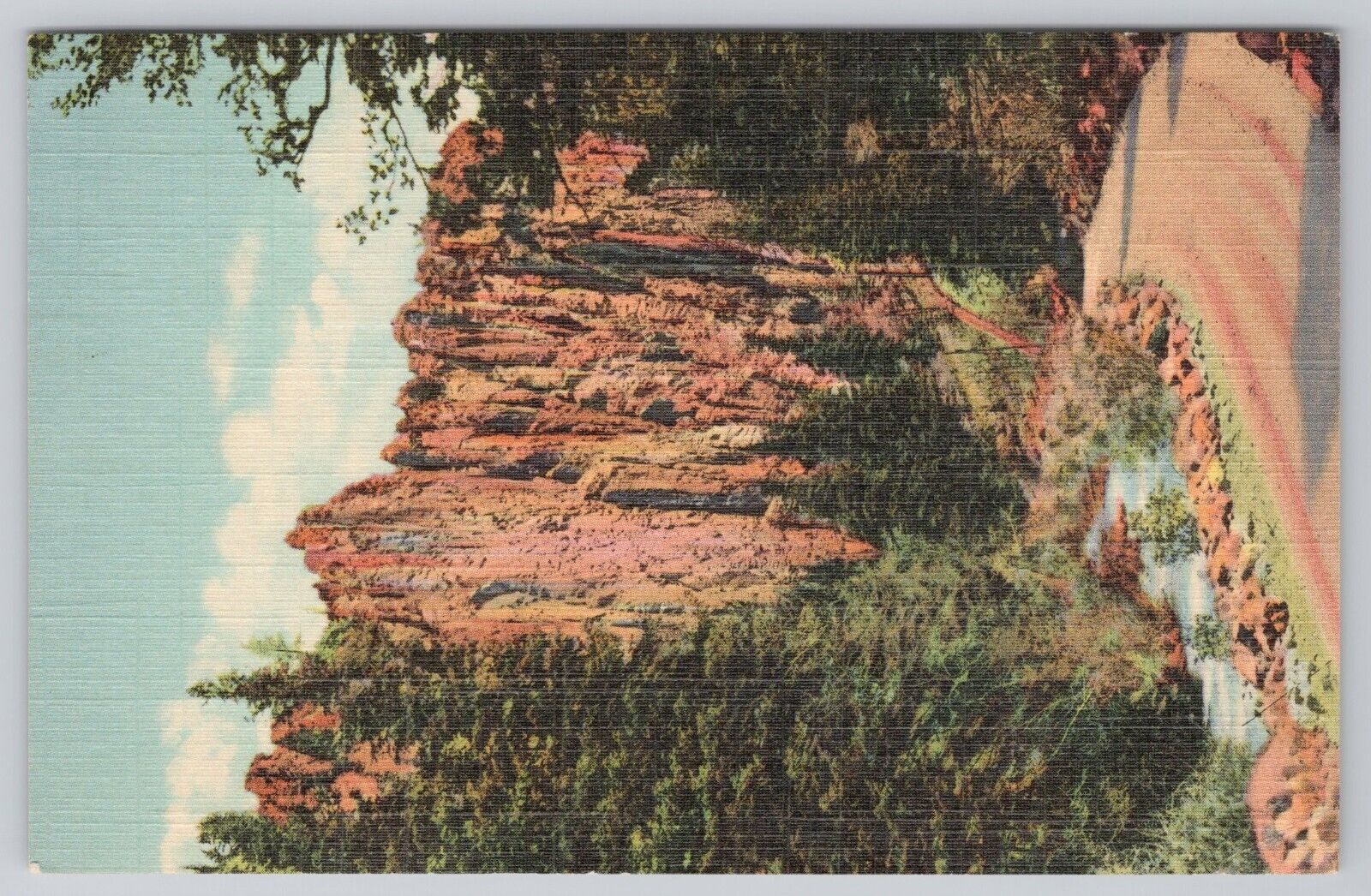 Postcard Palisades In Cimarron Canyon New Mexico