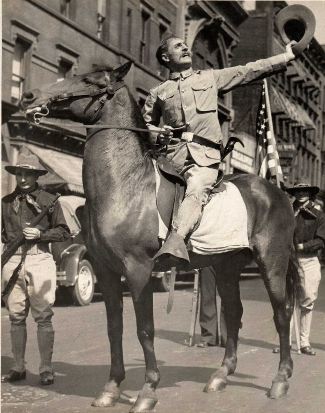 WWI Era Rough Rider Cavalry US Navy Recruiting Bureau Official Photograph