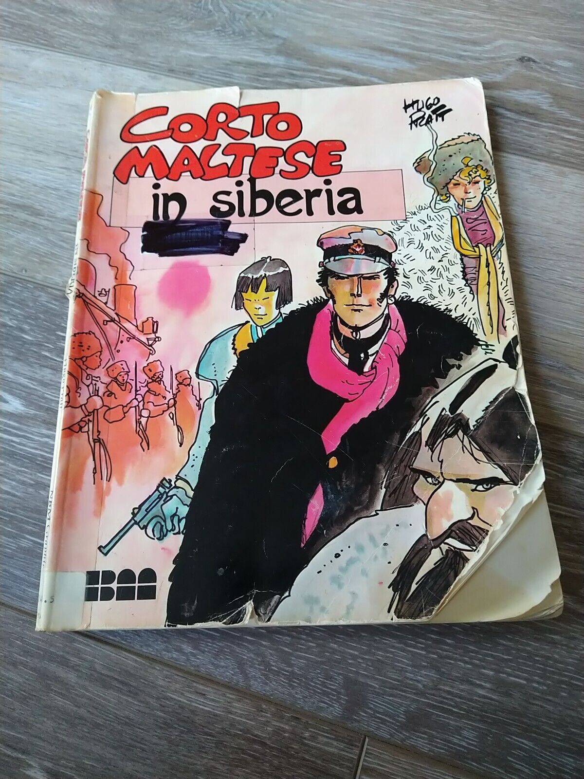 Corto Maltese In Siberia Hugo Pratt Comic Book Magazine Casterman 1979