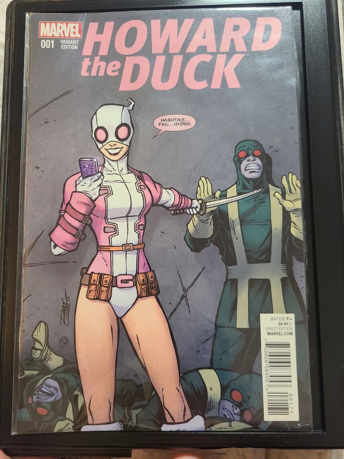 Howard the Duck #1 Lim variant, first appearance Gwenpool Key Issue 1:25 Rare