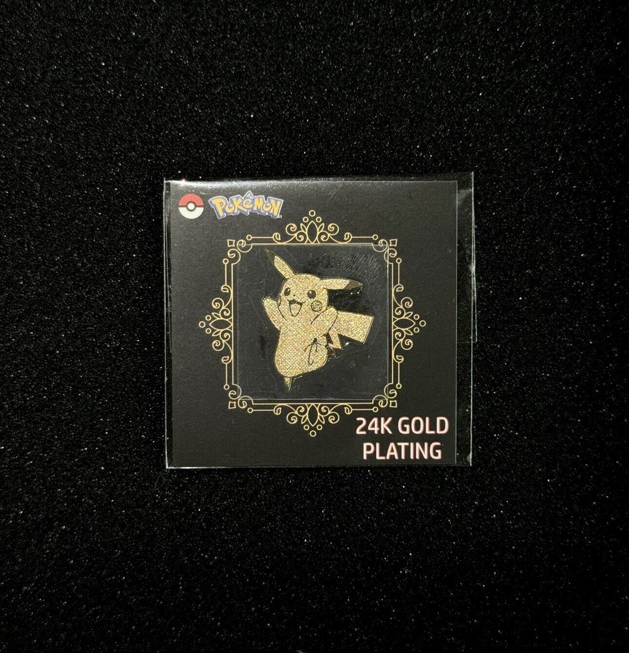 Pikachu Pokémon 24k Gold Plated Sticker