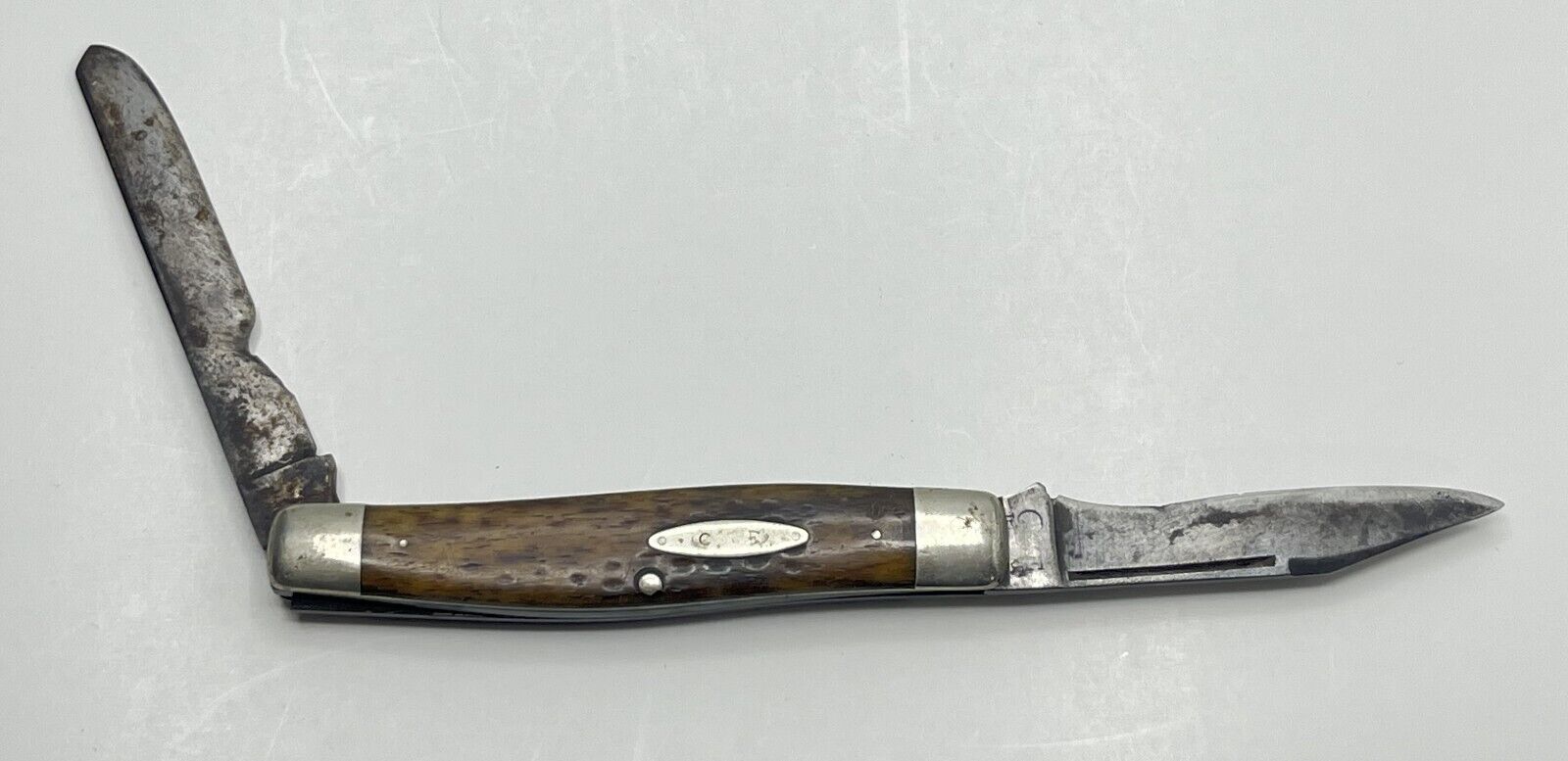 Case Tested XX 1920-1940 Green Bone 6275 Large Stockman Folding Knife