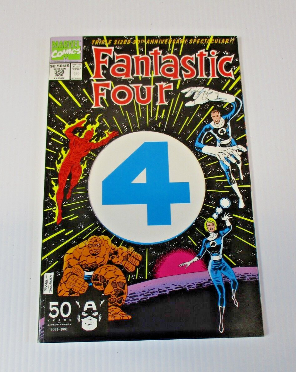 Fantastic Four 358 1st App of Paibok Marvel Comics  White Pages High Grade