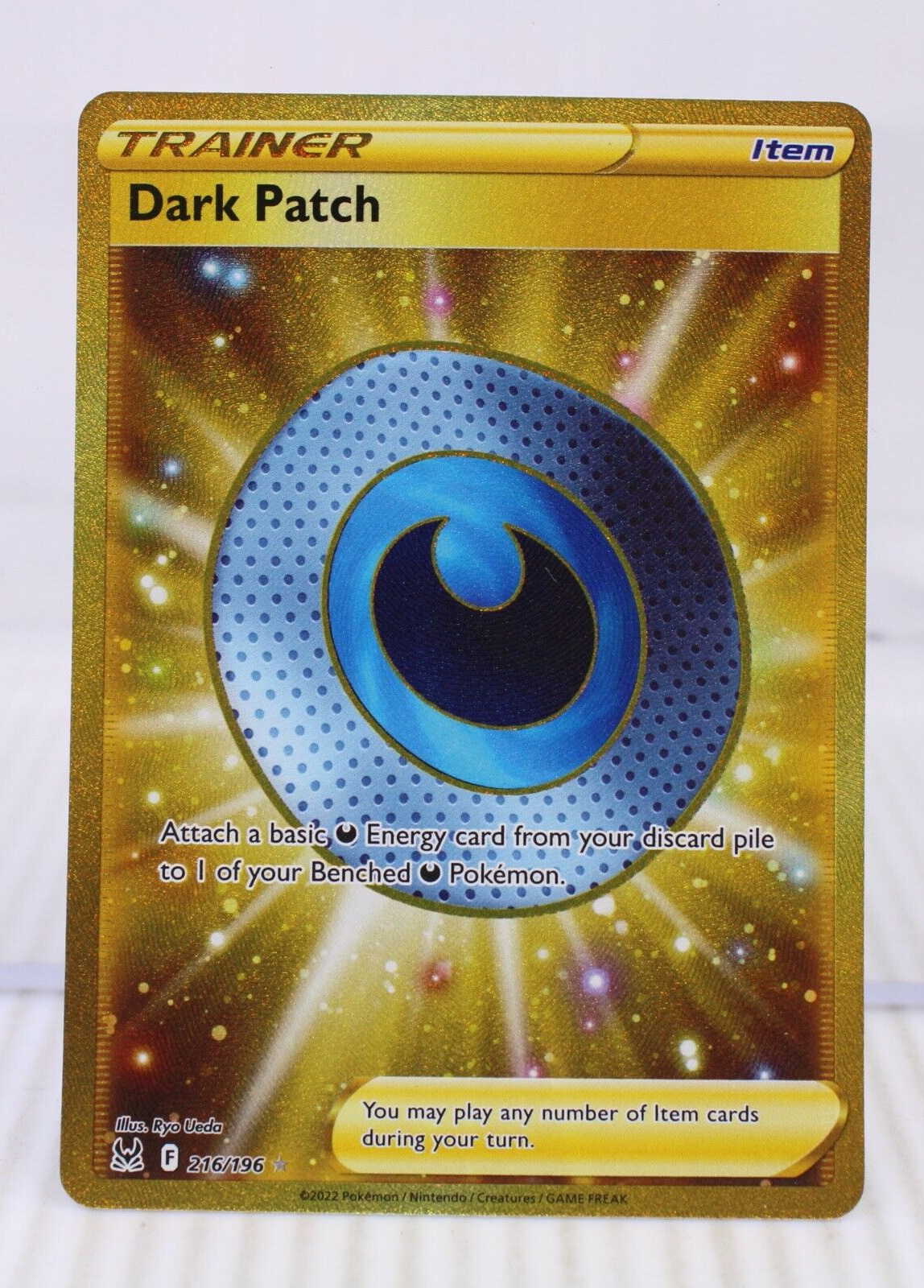 A7 Pokémon Card Lost Origin Dark Patch Secret Rare 216/196