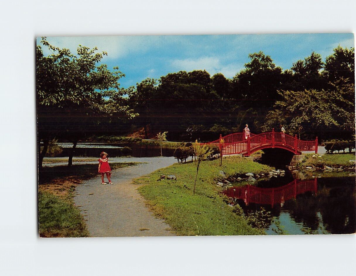 Postcard Japanese Bridge, Harrisburg, Pennsylvania