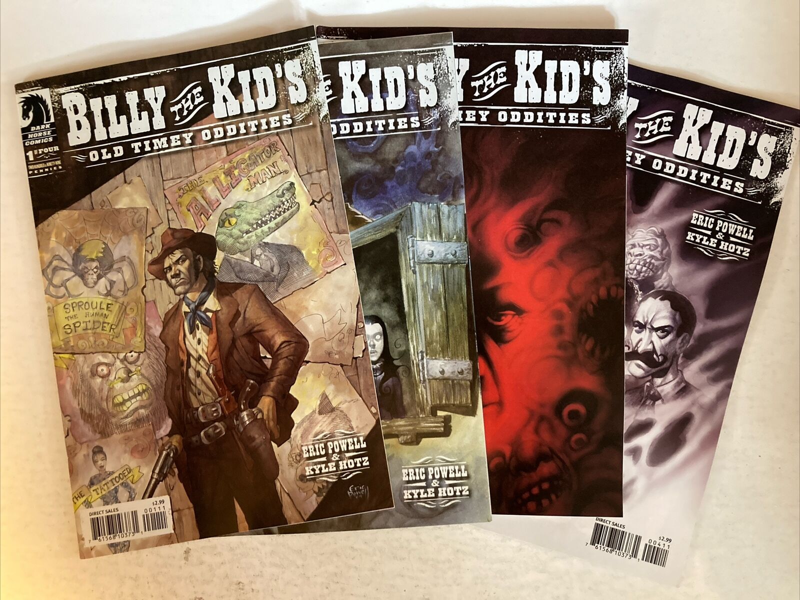 Billy The Kid’s Old Time Oddities #1-4 (2005) Very Good Condition