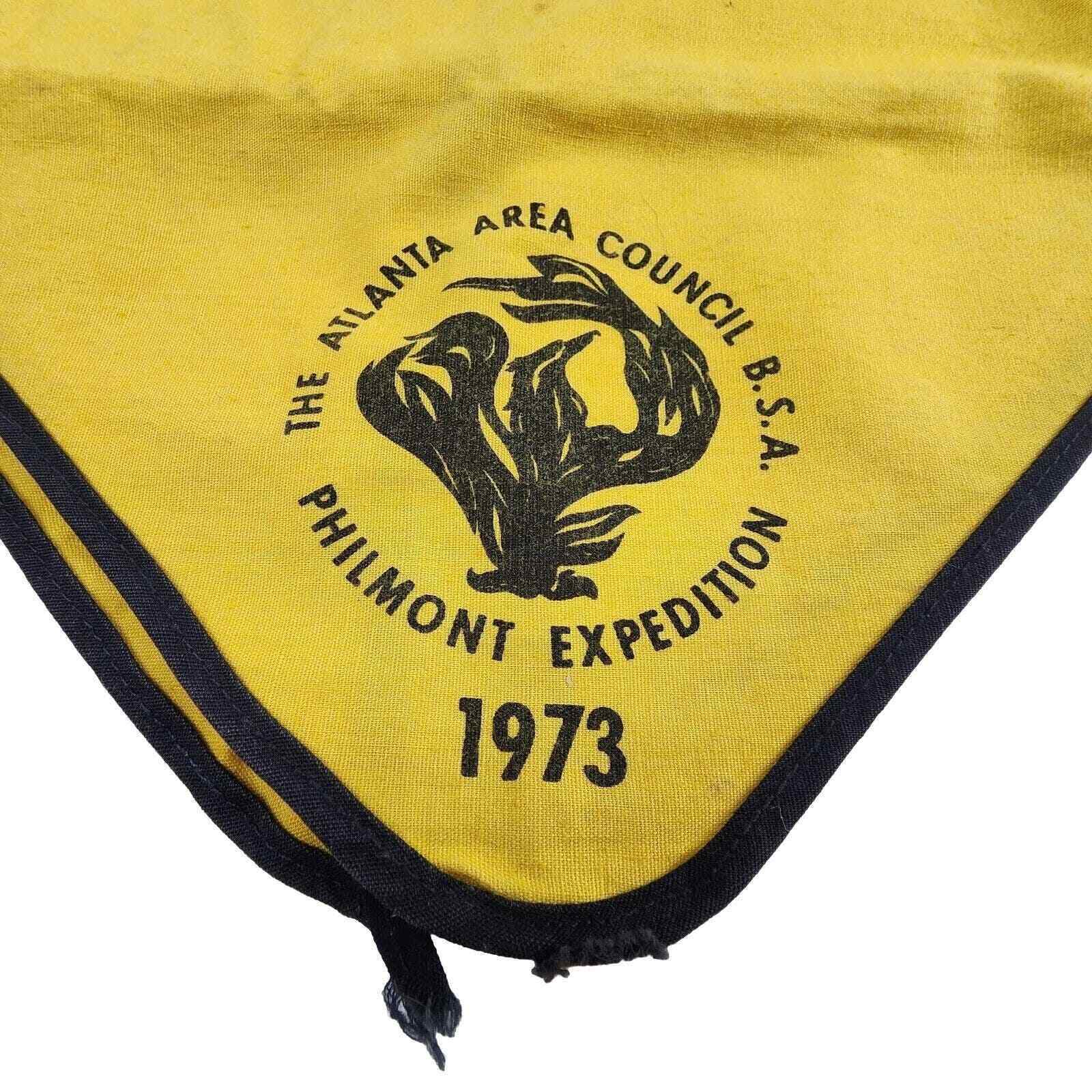 1973 BSA Boy Scouts Neckerchief, Philmont Expedition, Atlanta Area Council