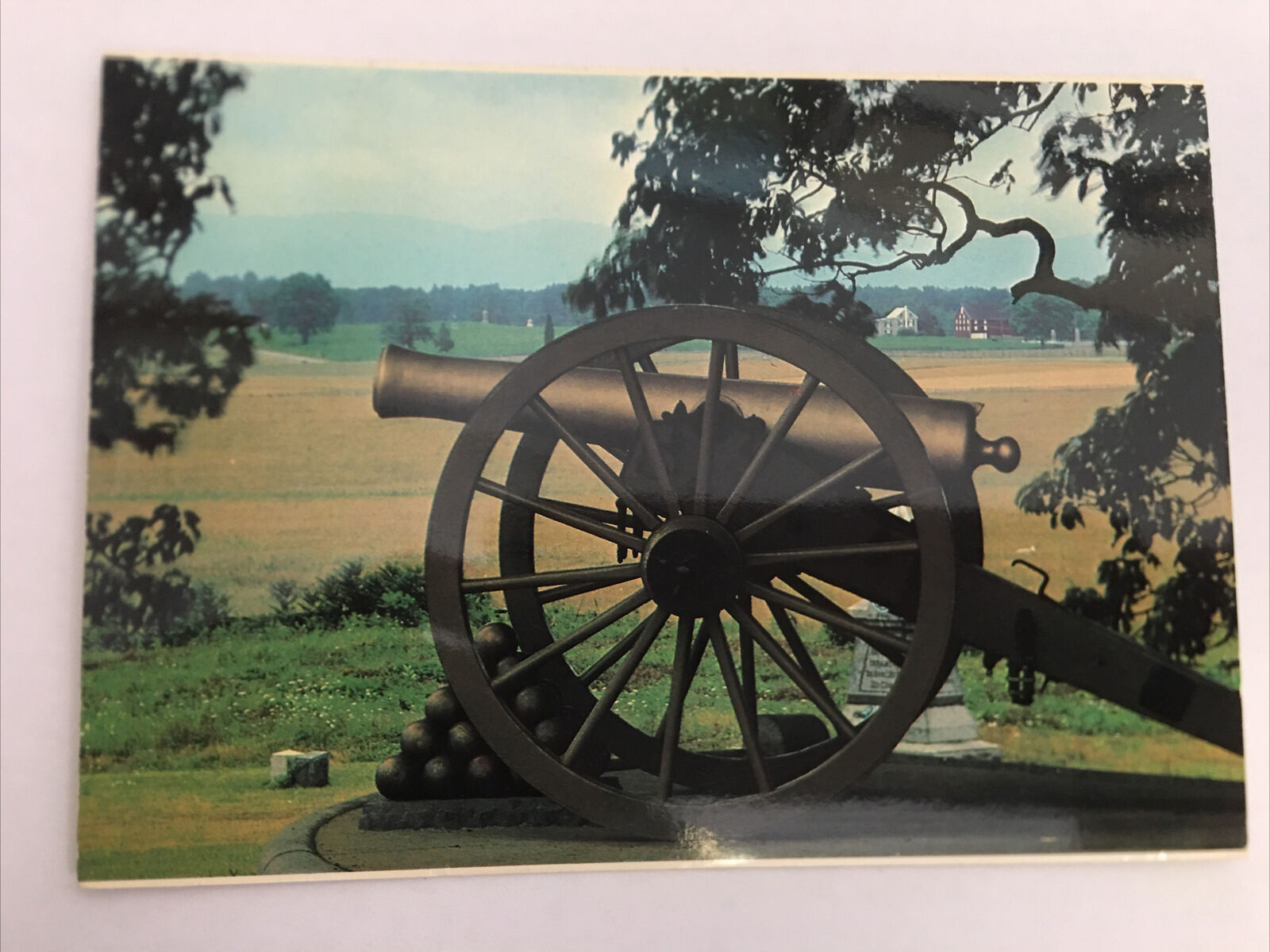 Bronze 12-pound Napoleon Cannon Gettysburg Pennsylvania Postcard