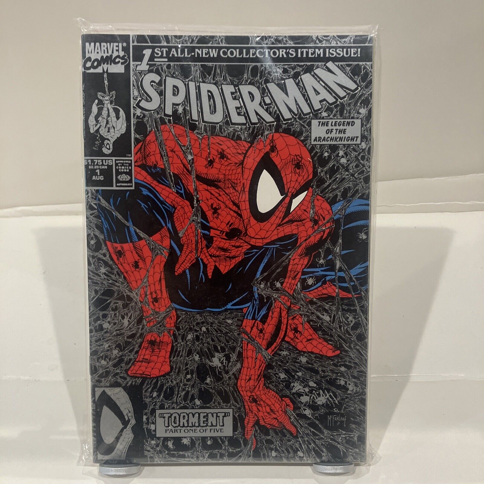 Spider-Man #1 (Marvel, August 1990) Black Cover