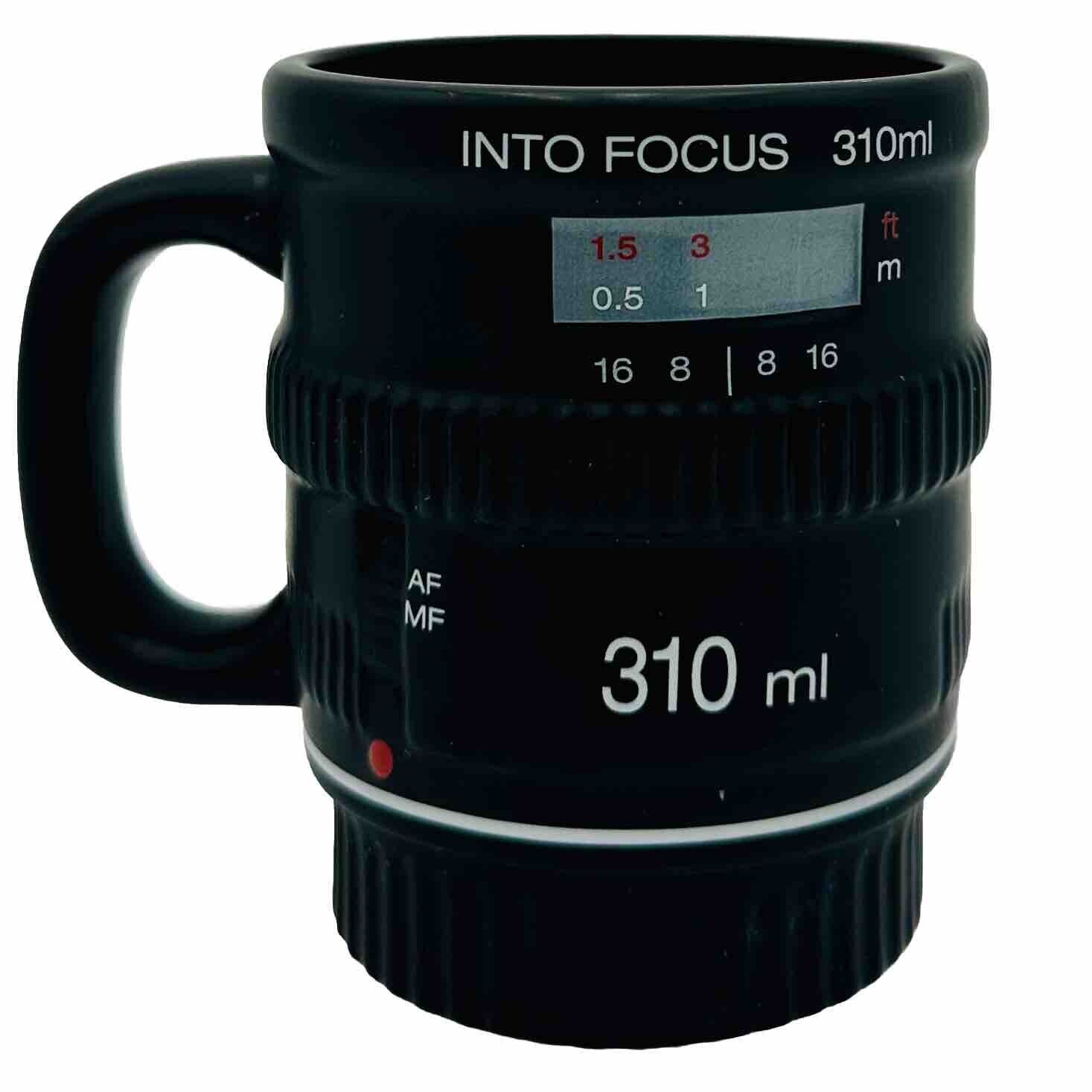 Camera Lens Coffee Mug Into Focus by Bitten 3D  Cup  Black 16 oz Capacity ￼