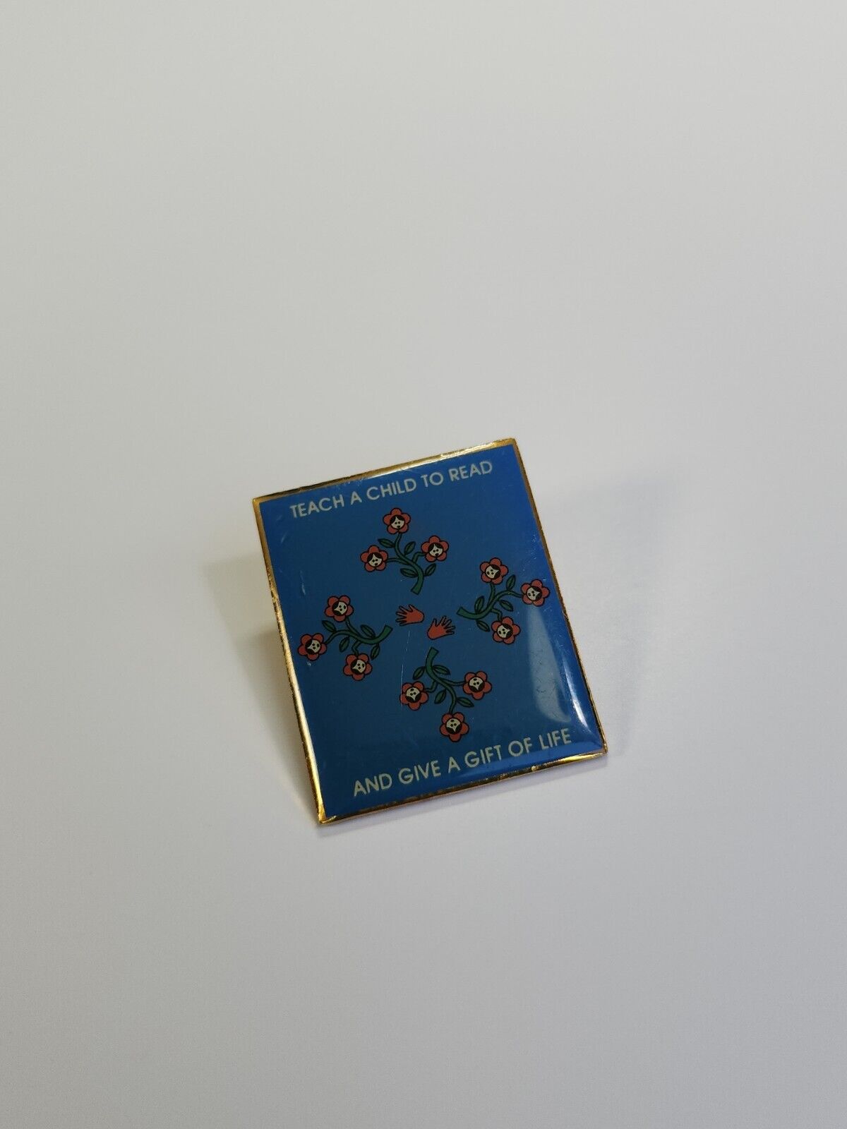 Teach a Child to Read and Give a Gift of Life Lapel Pin Literacy