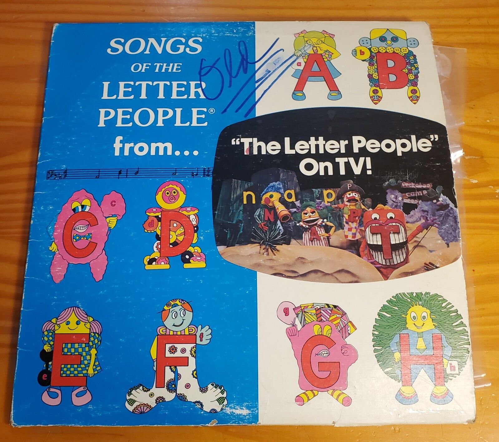 Vintage 26 Songs Of The Letter People On Vinyl 33 Album Record Not Tested 1978