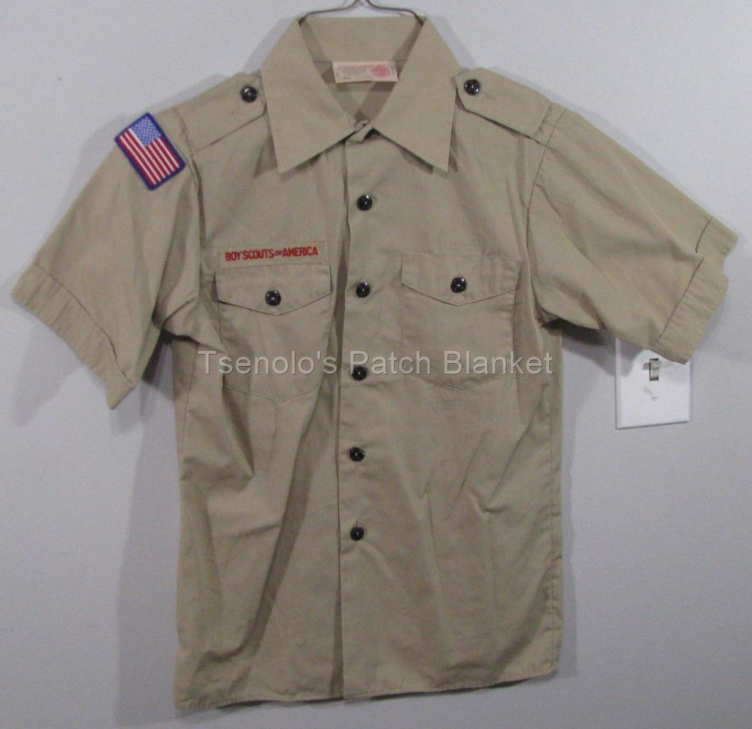 Boy Scout now Scouts BSA Uniform Shirt Size Youth Large SS  175