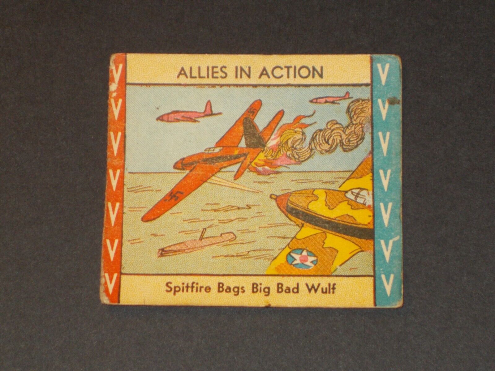 Allies In Action (WH Brady Co) (R11), #154, VERY NICE Card  SCARCE HIGH NUMBER