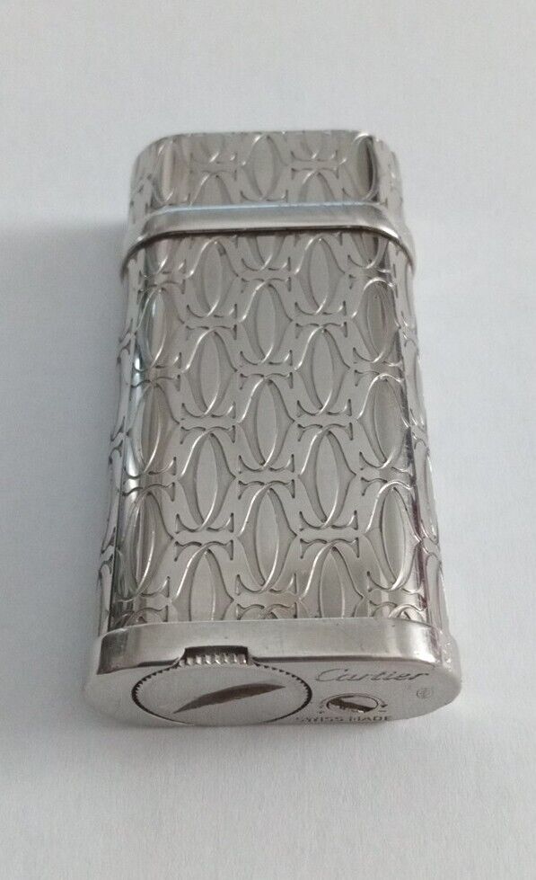 Cartier Palladium Double C de Cartier Lighter 