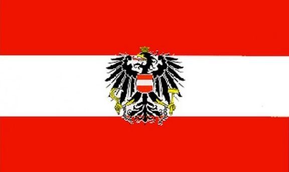 AUSTRIA CREST FLAG - AUSTRIAN NATIONAL FLAGS - Hand, 3x2, 5x3, 8x5 Feet