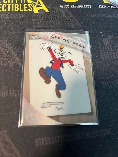 2023 Topps Chrome Disney 100 Goofy Off The Page #OTP-10