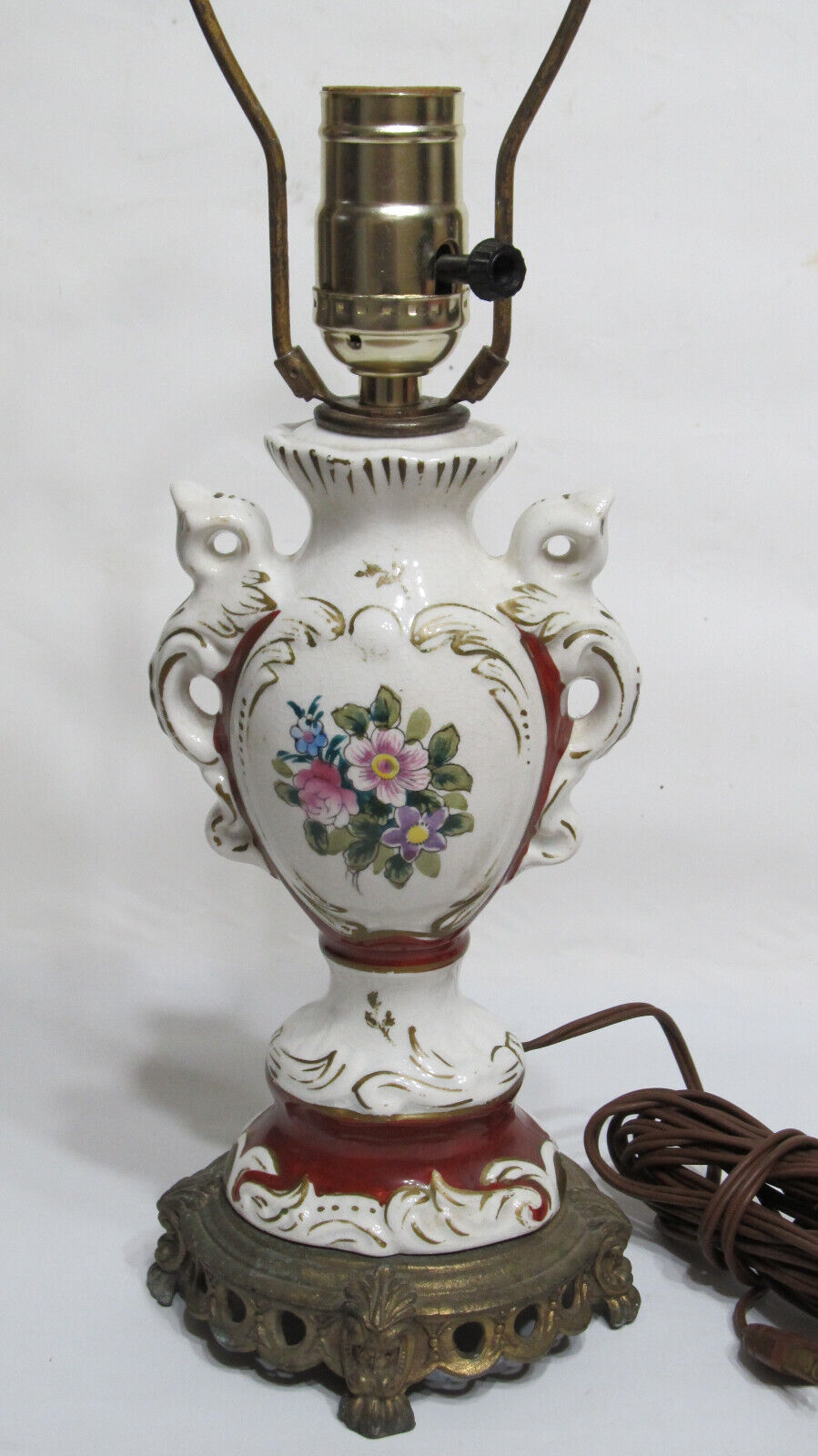Old Or Antique Chinese Trophy Design Porcelain Table Lamp