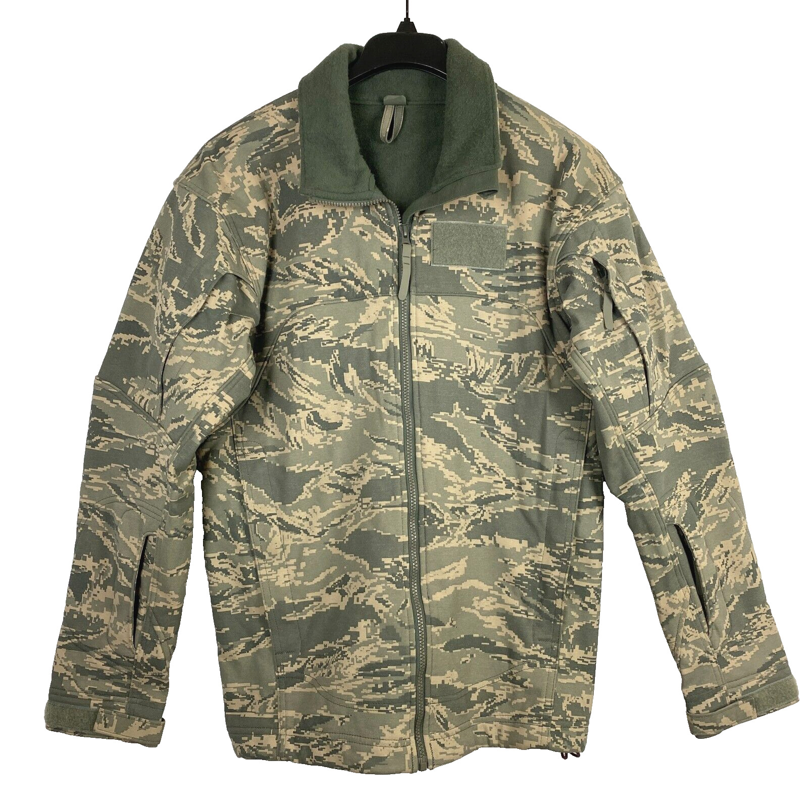 USAF MASSIF Elements Jacket Coat ABU Tiger Stripe Nomex Flame Resistant MED EUC