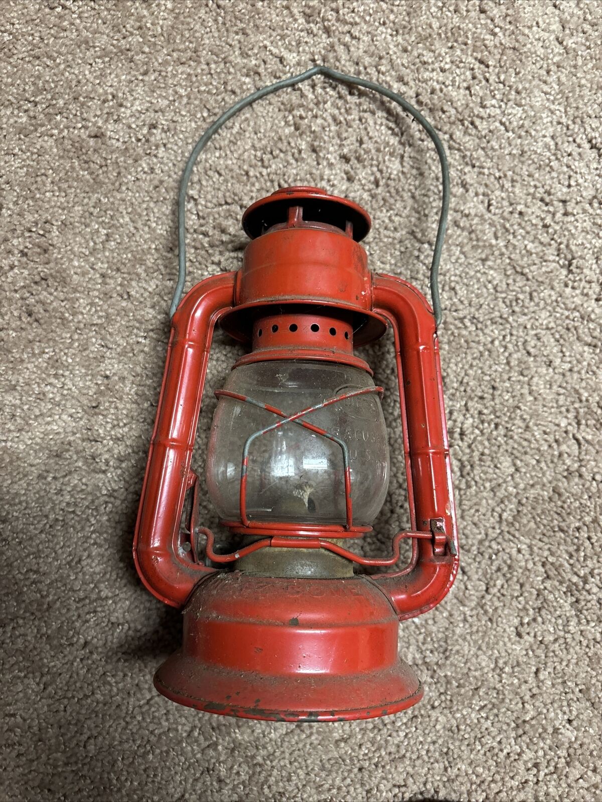 Vintage Dietz Comet Kerosene H-13 Glass Globe Lantern RARE USA