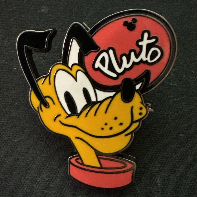 Disney HKDL Hong Kong Disneyland Emoji Hidden Mickey Pluto Quote Bubble Pin