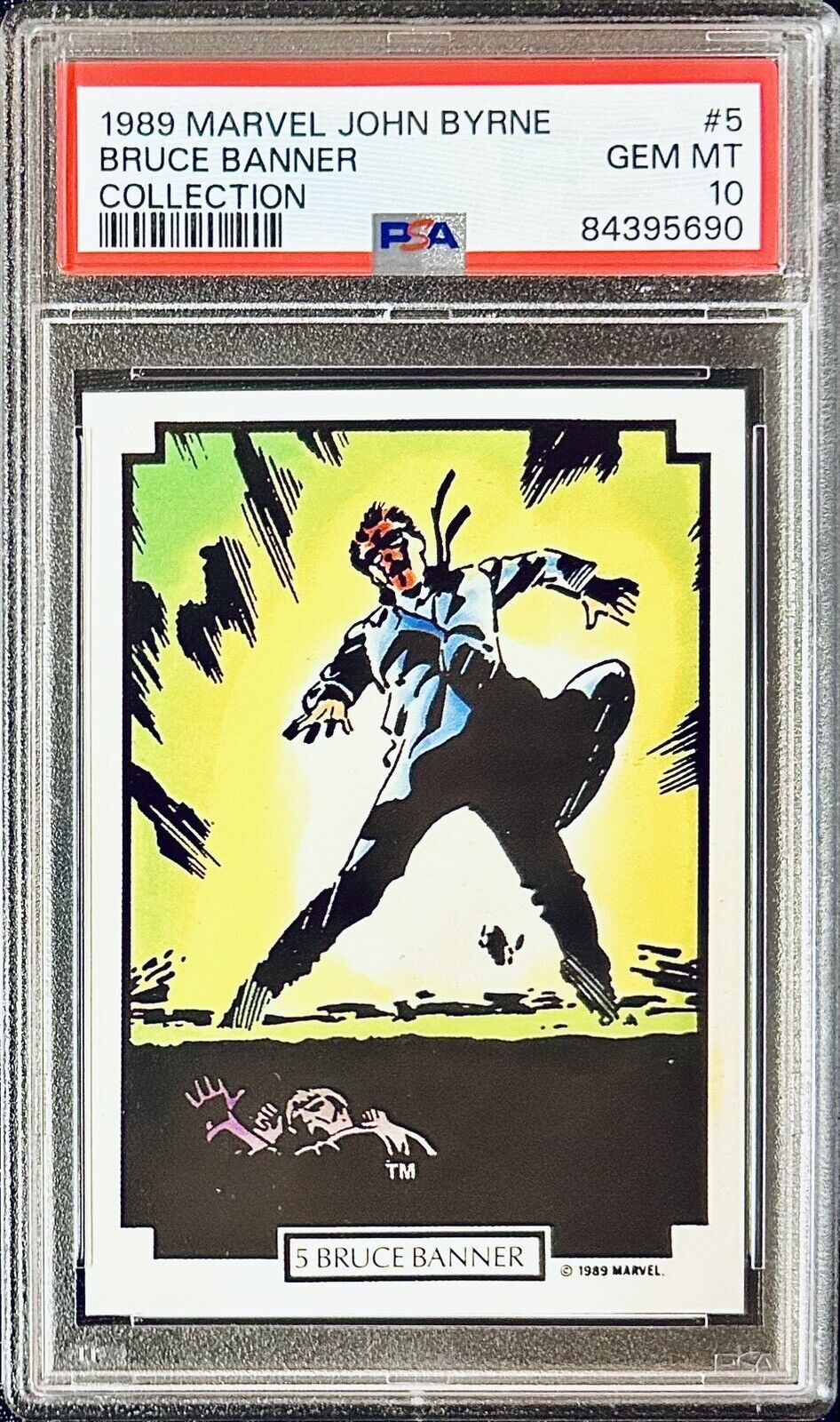 HULK BRUCE BANNER #5 PSA 10 GEM MT 1989 Marvel Comic Images John Byrne *POP 2