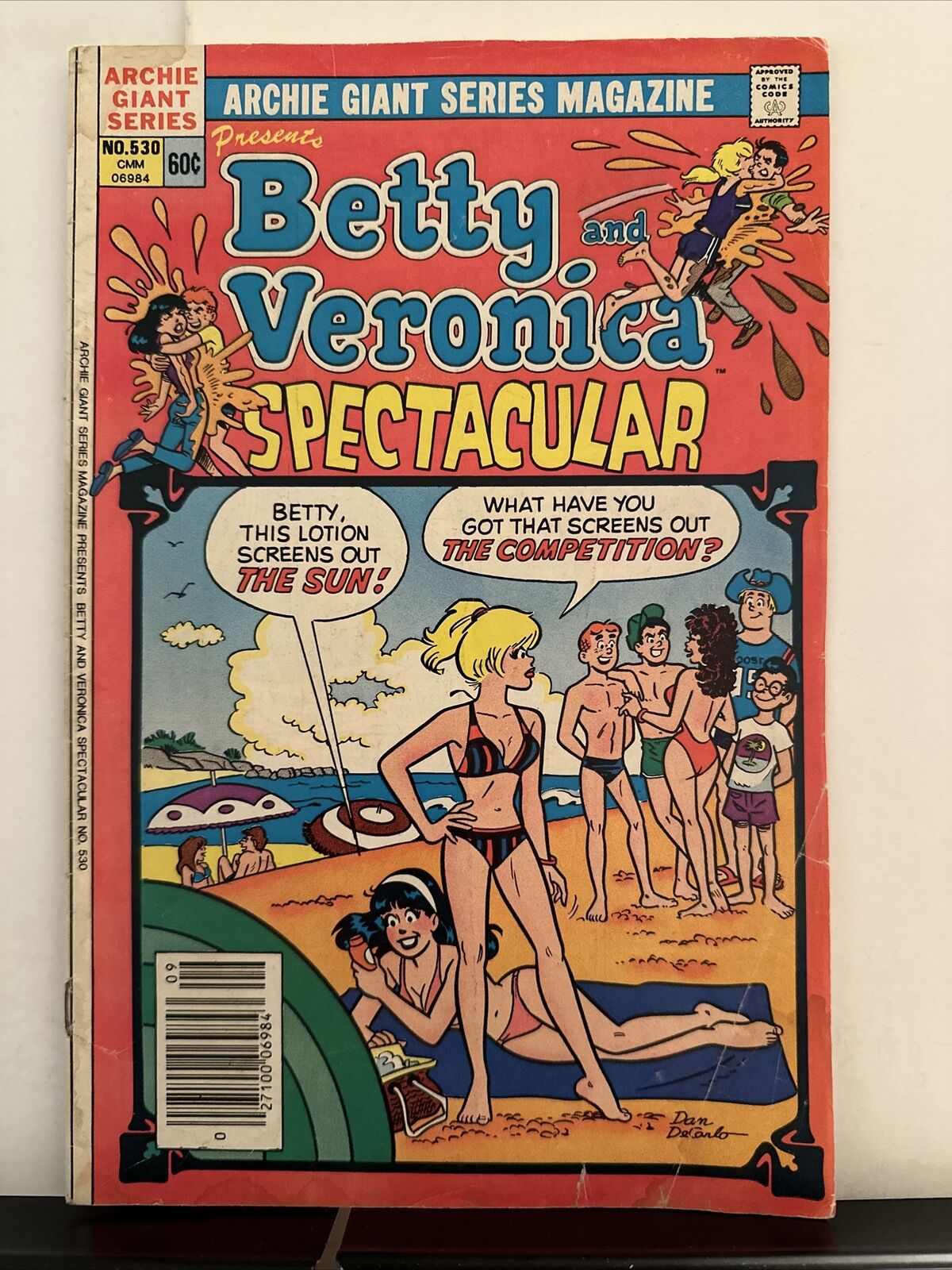 Archie Giant Series Magazine #530 (1983) Bikini Cover; Betty and Veronica