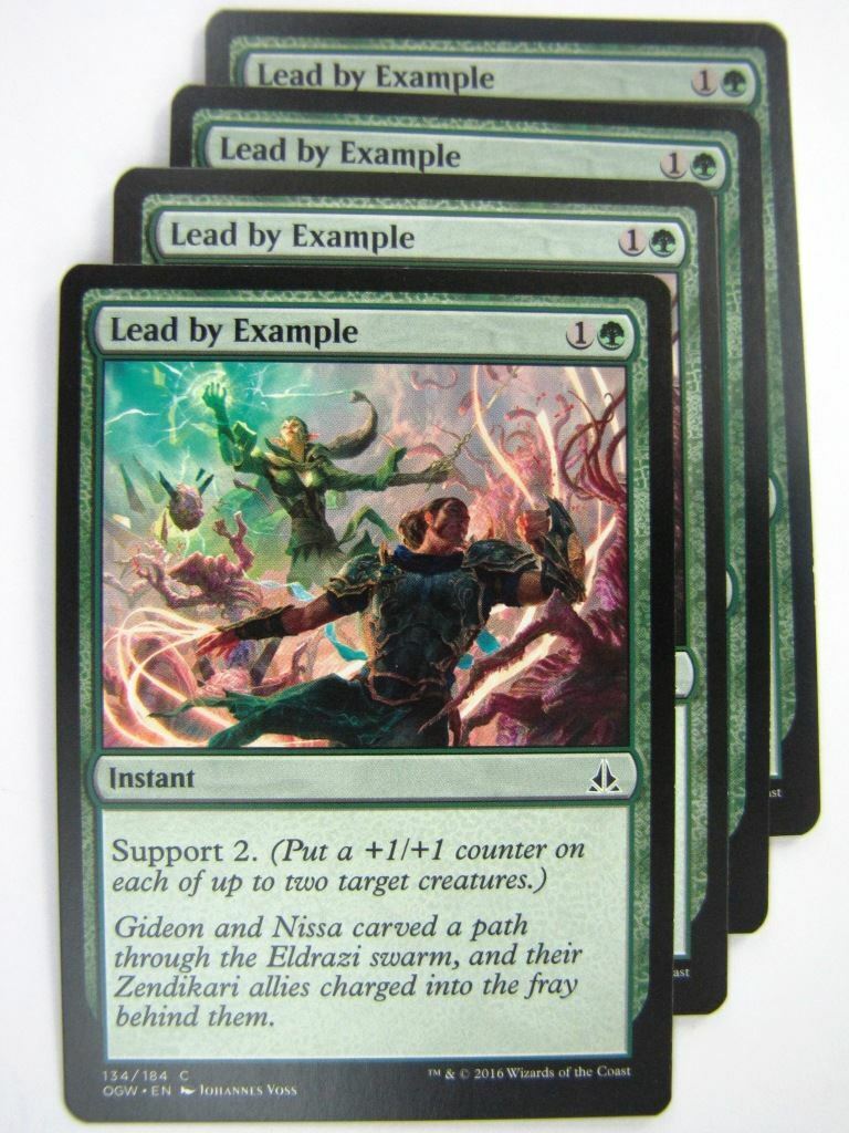 MTG Magic Cards: LEAD BY EXAMPLE x4: Oath of the Gatewatch # 5A8