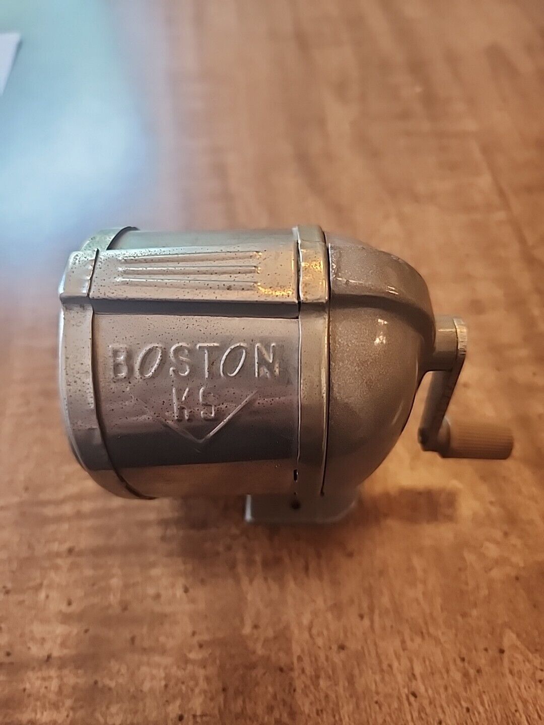 Vintage Boston KS Mechanical Pencil Sharpener Desk Or Wall Mount USA