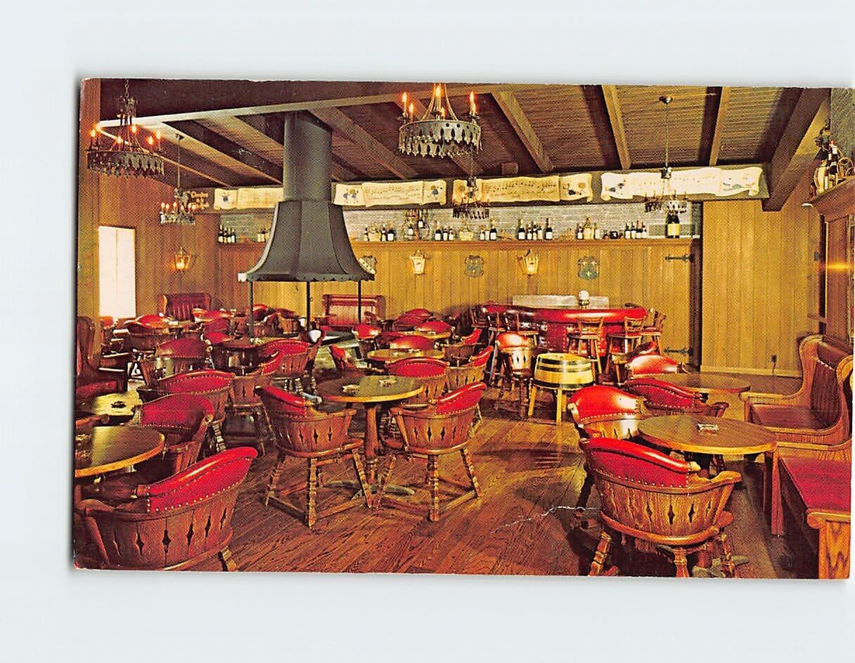 Postcard Café Fleur de Lis Charm of Old France Potomac Maryland USA