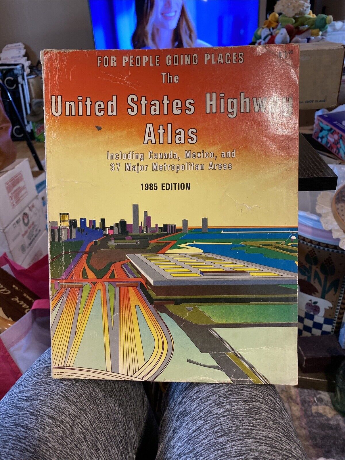 Vintage for people going places that the United States Highway atlas...