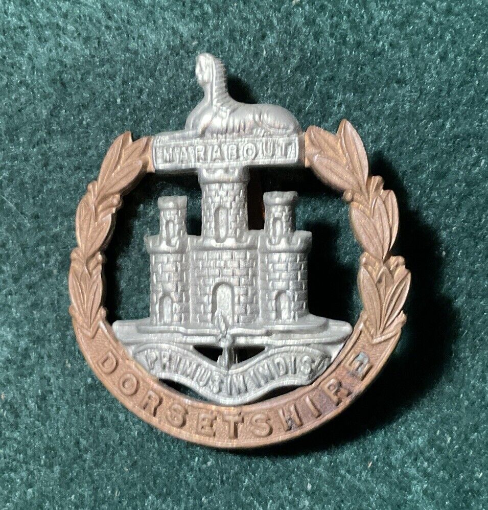 Dorsetshire Regiment Original British Army Cap Badge S60