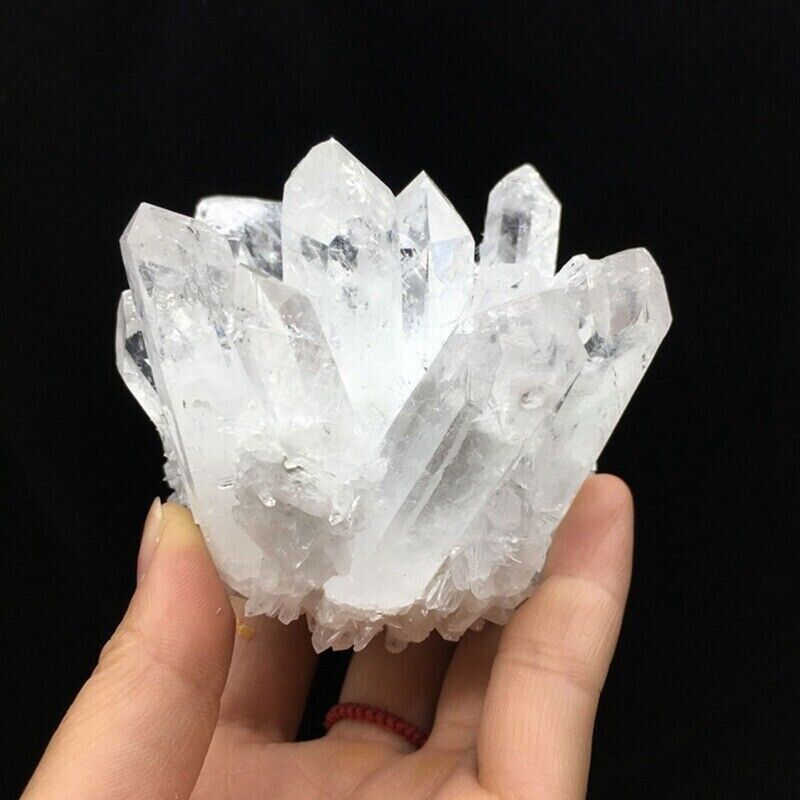 A+++ Natural White Clear Quartz Cluster Crystal Mineral Healing Rock Stone 100g