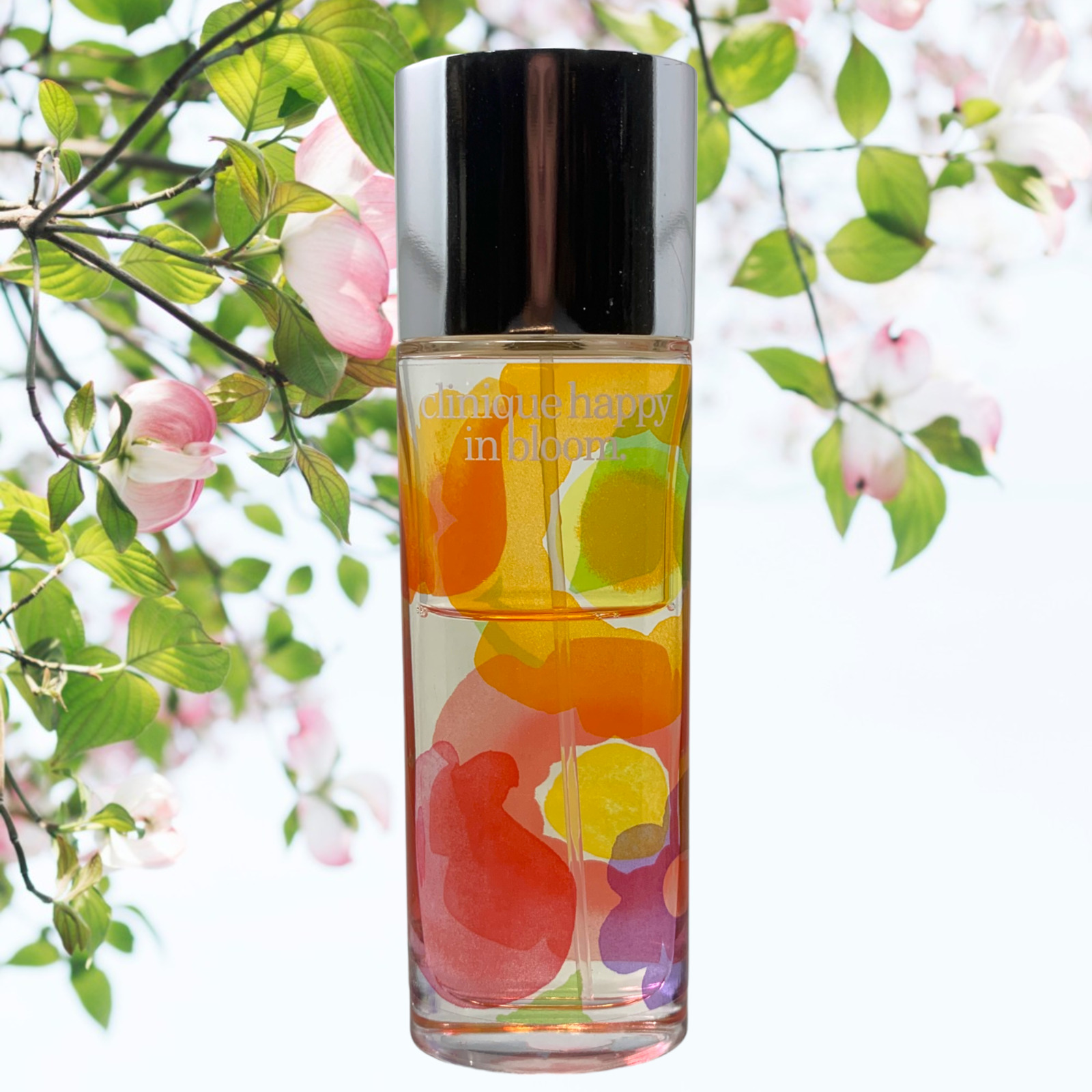 Clinique Happy in Bloom 50 mL 1.7 fl oz Perfume Parfum Spray 60% Full Original