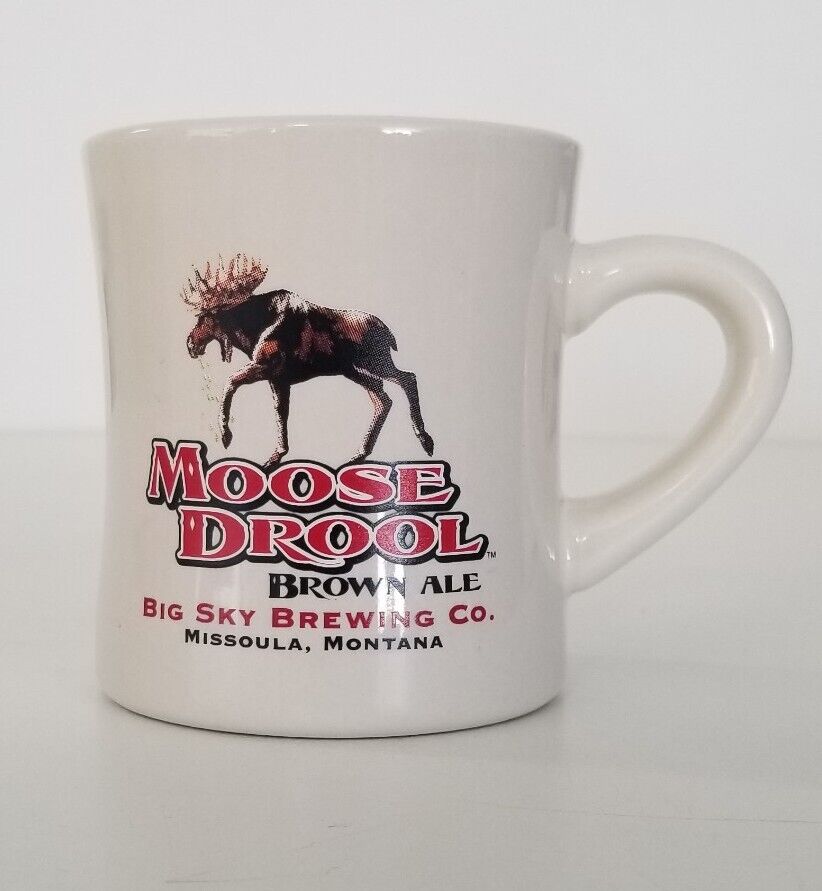 Moose Drool Brown Ale Big Sky Brewing Co. Coffee Cup Mug Diner Restaurant ware