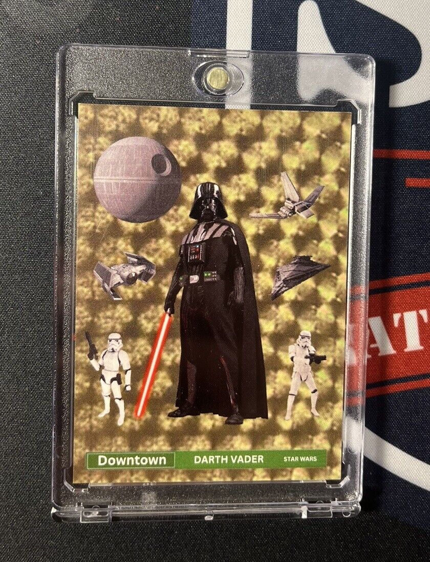 Darth Vader Custom Gold Vinyl Downtown Style Card Star Wars
