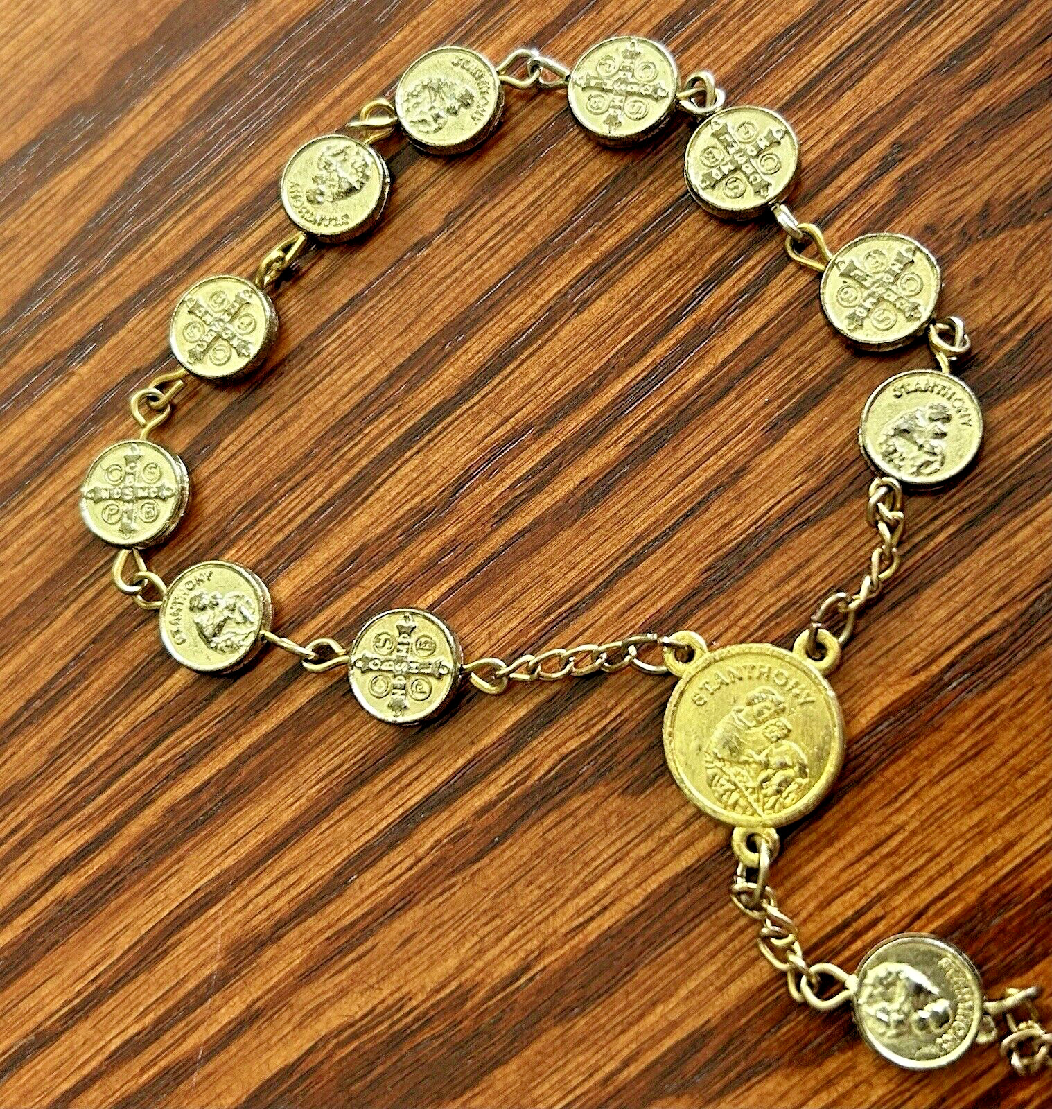 St. Anthony Catholic 10 Bead One Single Decade Finger Rosary Chaplet