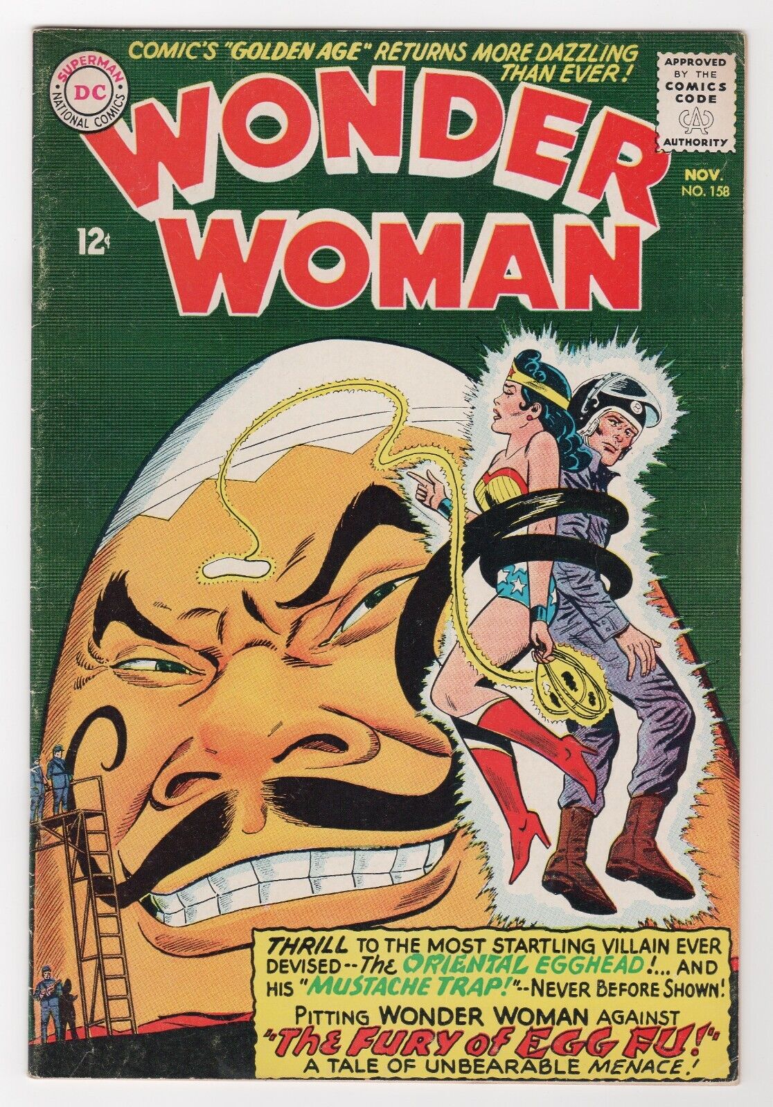 Wonder Woman #158 (1965) Egg Fu appearance