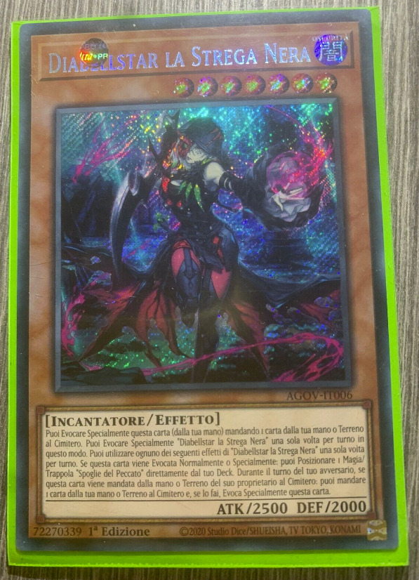 Yu-Gi-Oh Diabellstar the Black Witch: Secret Rare AGOV-IT006