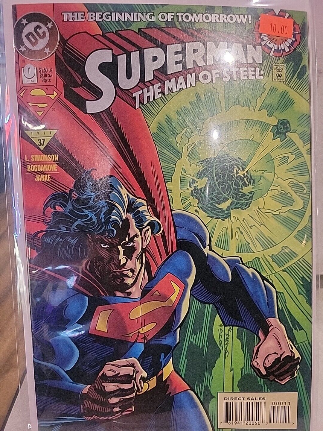 Vintage DC\'s SUPERMAN: THE MAN OF STEEL #0