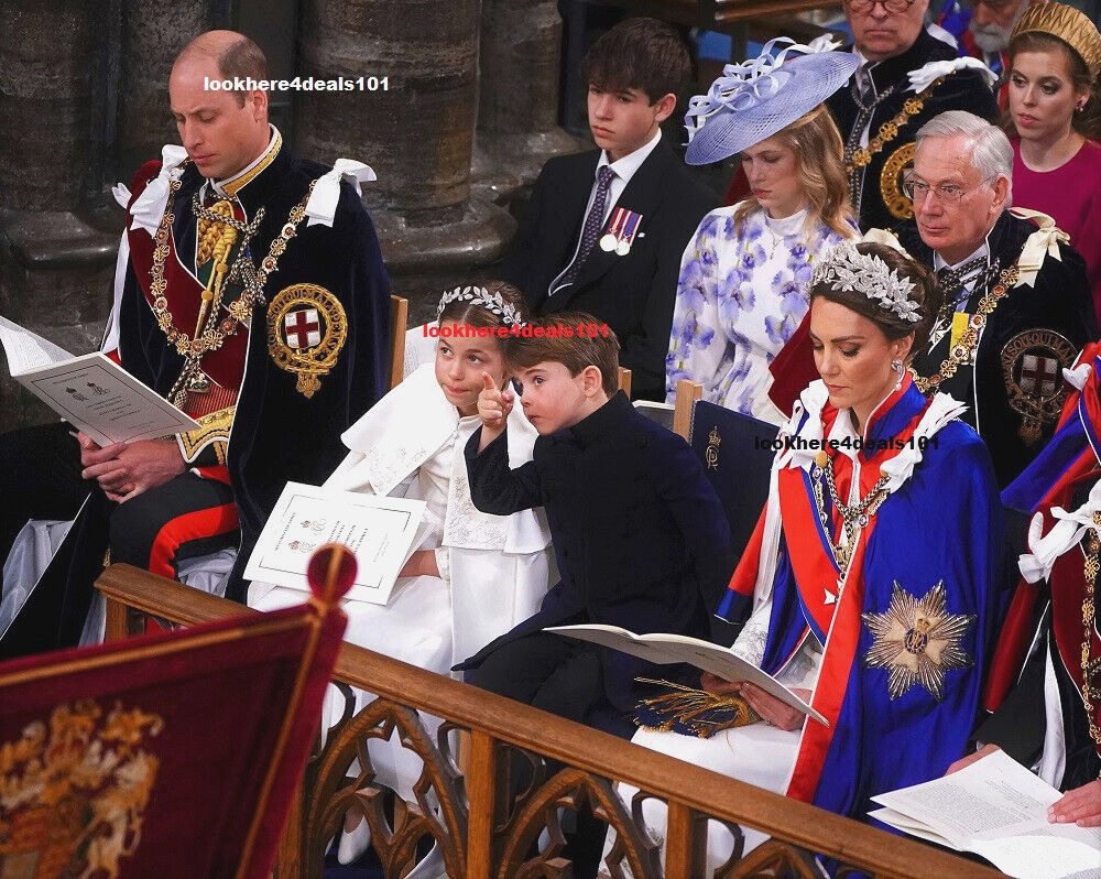 KING CHARLES III Coronation Photo 4x6 Westminster Abbey Prince William Kate