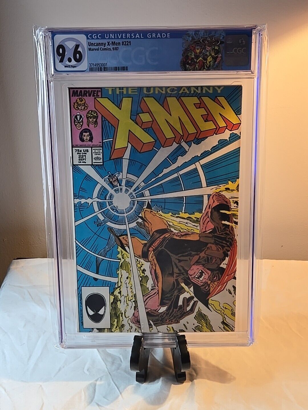 UNCANNY X-MEN #221 CGC 9.6 1ST MISTER SINISTER 1987 MARVEL KEY CUSTOM LABEL 🔥 