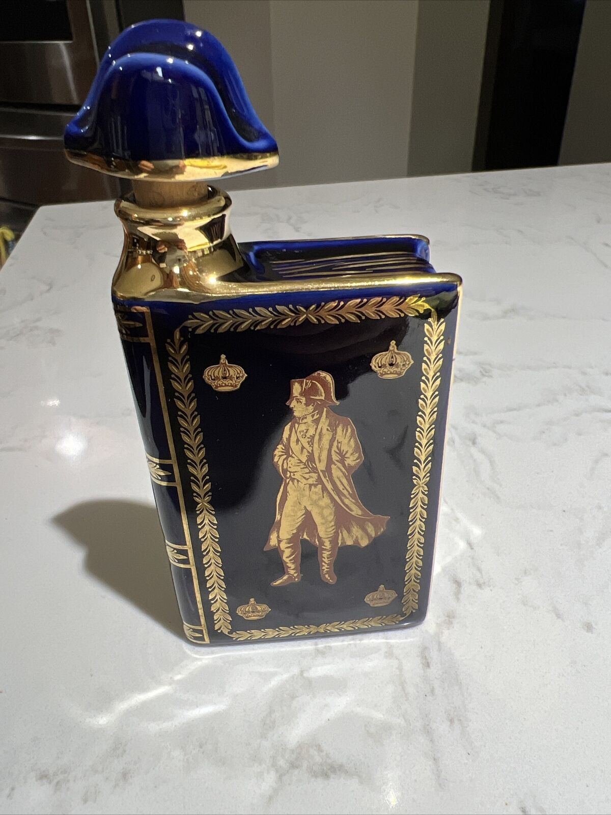 Vintage CAMUS Napoleon Mini Book Cognac Empty Bottle
